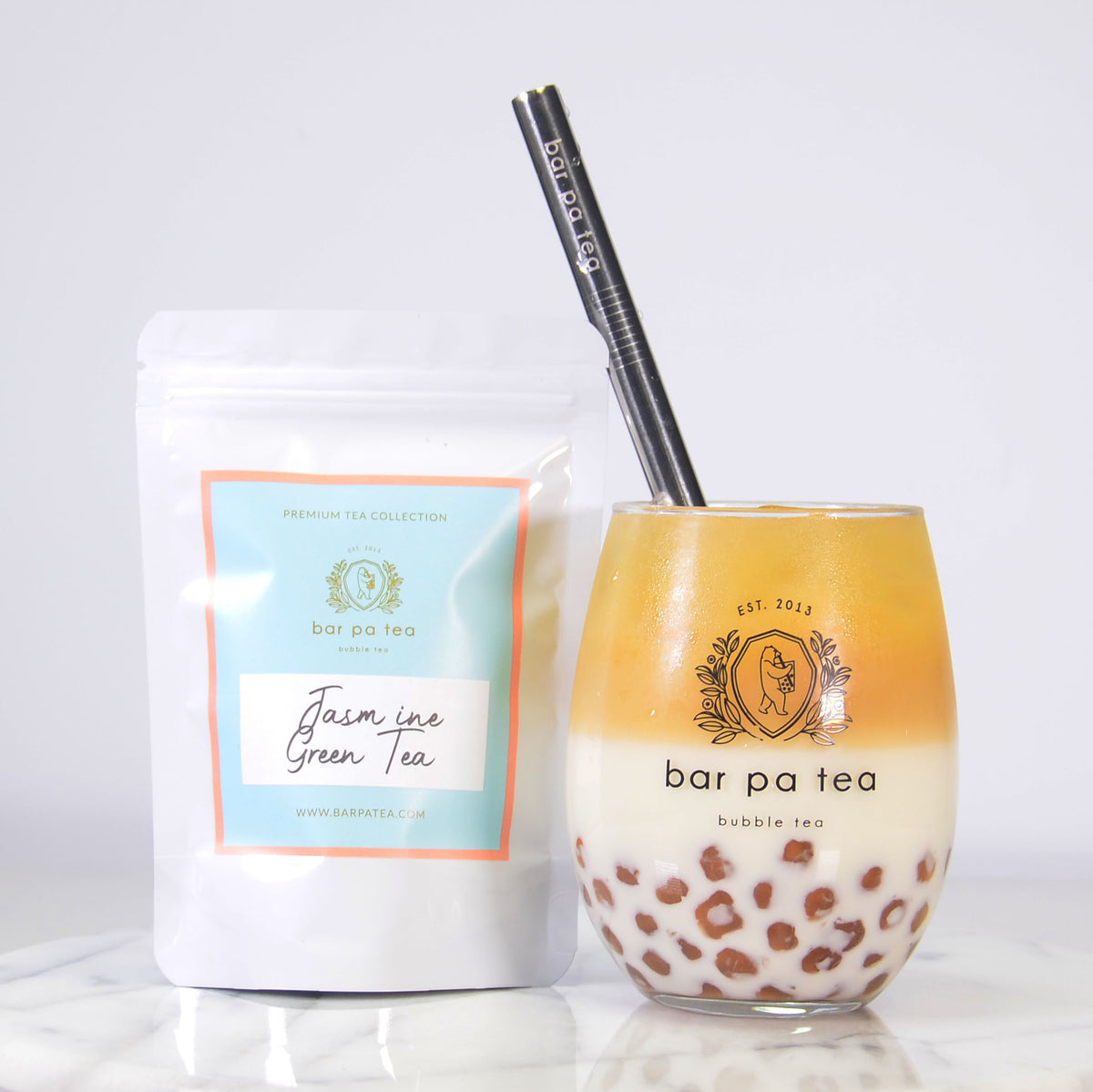 Pink Matcha Bubble Tea kit - Gift Set – Bar Pa Tea